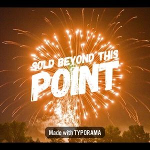 All items beyond this point are sold